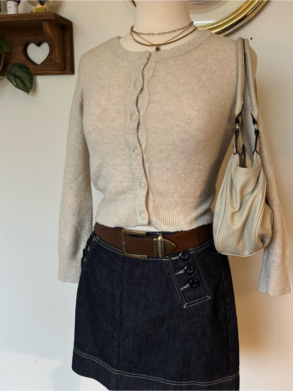 aerie button up cardigan sweater